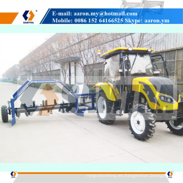 ZFQ Tractor Trailing Compost Turner Máquina mezcladora